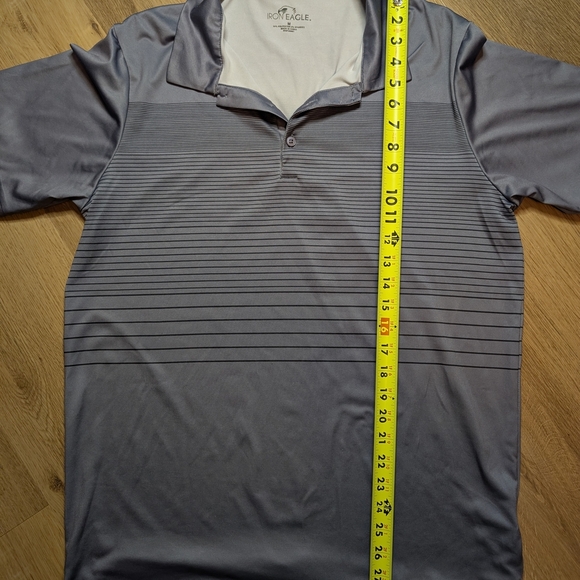 Gray Men's Polo Shirt - Picture 5 of 5
